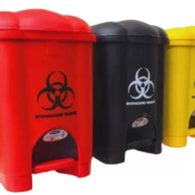 Peddle bin (B,Y,R) 30litres